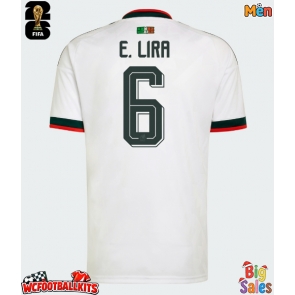 Mexico Erik Lira #6 Replica Away Stadium Shirt World Cup 2026 Short Sleeve
